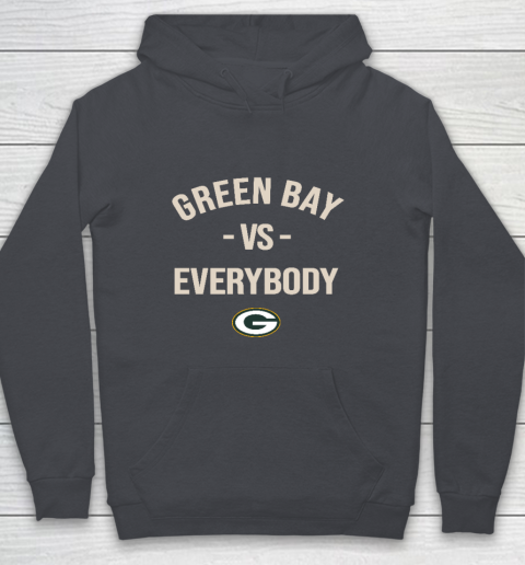 Green Bay Packers Vs Everybody Youth Hoodie 5