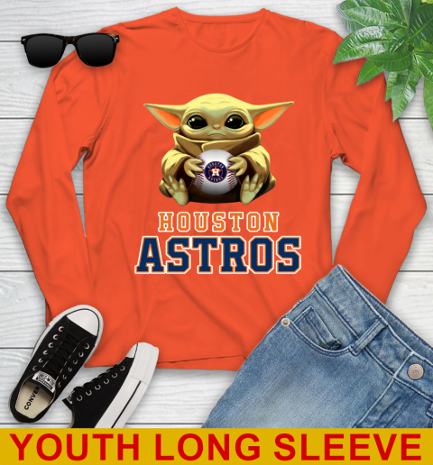 MLB Baseball Houston Astros Star Wars Baby Yoda Shirt 125