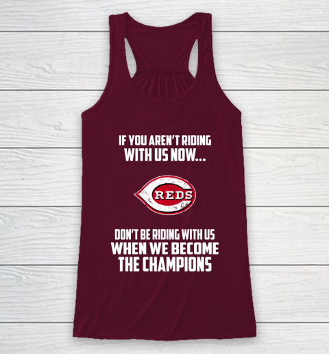 MLB Cincinnati Reds Baseball We Become The Champions Racerback Tank 2