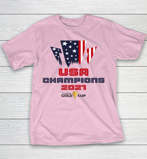 USA Champions 2021 Gold Cup Jersey Concacaf Youth T-Shirt 5