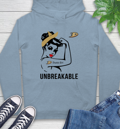 NHL Anaheim Ducks Girl Unbreakable Hockey Sports Hoodie 6