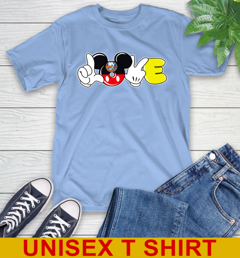 New York Islanders NHL Hockey Love Mickey Disney Sports T-Shirt 11