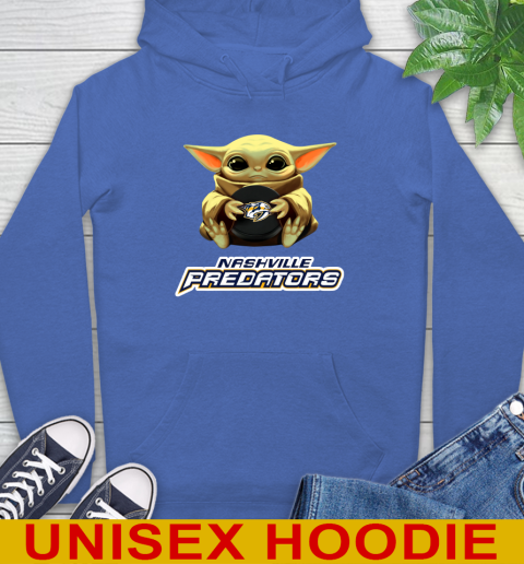 NHL Hockey Nashville Predators Star Wars Baby Yoda Shirt 21