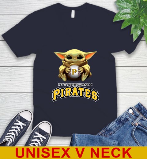 MLB Baseball Pittsburgh Pirates Star Wars Baby Yoda Shirt 51