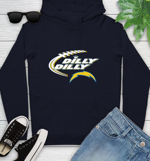 NFL Los Angeles Chargers Dilly Dilly Football Sports Youth Hoodie 4