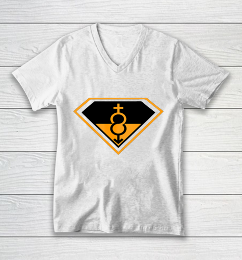 Super Straight Identity Gender Identity For Men Women V-Neck T-Shirt