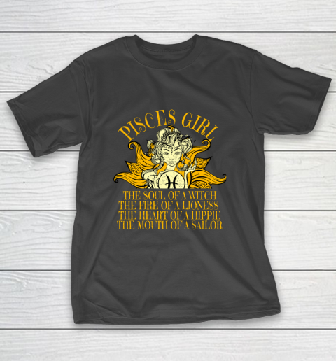 February Woman The Soul Of A Witch T-Shirt Girl Birthday