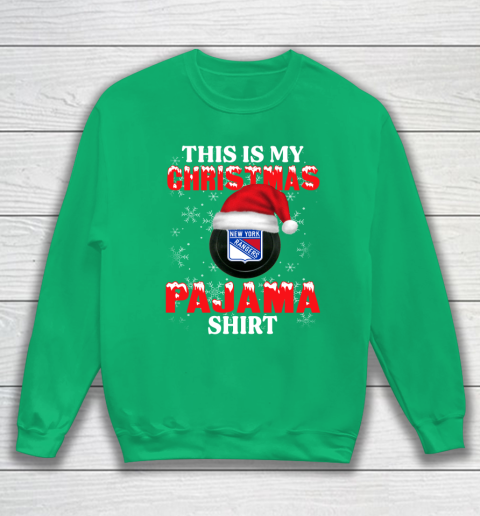 New York Rangers This Is My Christmas Pajama Shirt NHL Sweatshirt 5