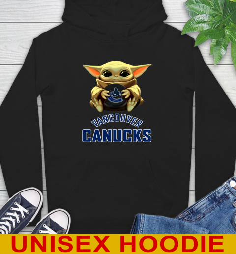 NHL Hockey Vancouver Canucks Star Wars Baby Yoda Shirt 14