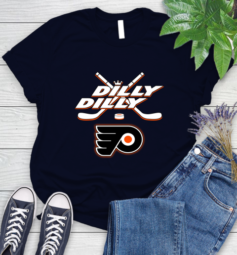 NHL Philadelphia Flyers Dilly Dilly Hockey Sports Women's T-Shirt 3