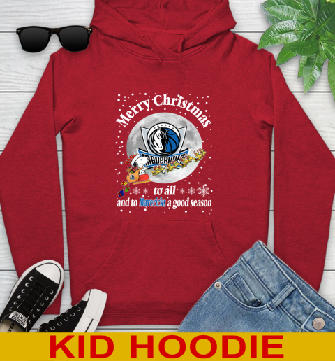 Dallas Mavericks Merry Christmas To All And To Mavericks A Good Season NBA Basketball Sports Youth Hoodie 11