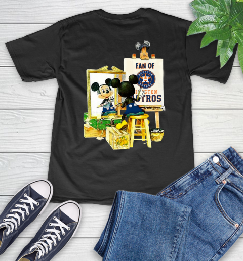 MLB Baseball Houston Astros Mickey Drawing Shirt 46