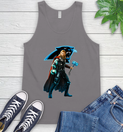 NFL Thor Avengers Endgame Football Carolina Panthers Tank Top 7