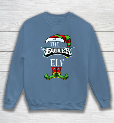 Philadelphia Eagles Christmas ELF Funny NFL Sweatshirt 6