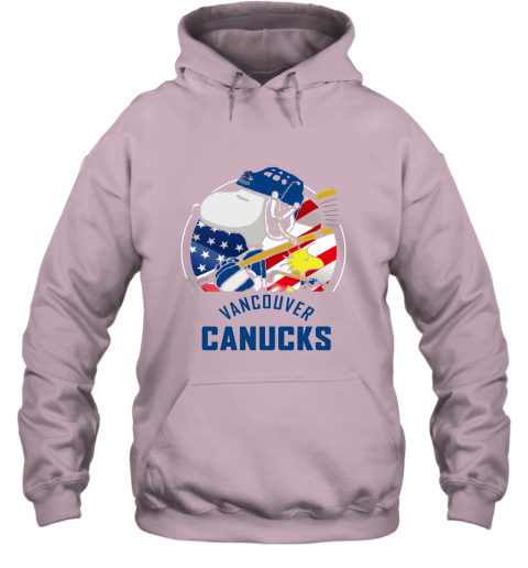 Vancouver Canucks Ice Hockey Snoopy And Woodstock NHL Hoodie