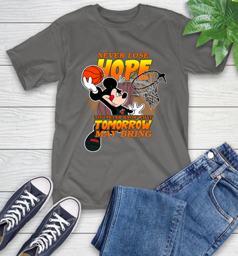 Miami Heat NBA Basketball Mickey Disney Never Lose Hope T-Shirt 10