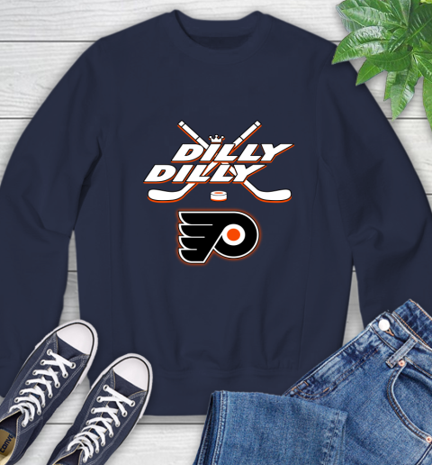 NHL Philadelphia Flyers Dilly Dilly Hockey Sports Sweatshirt 3
