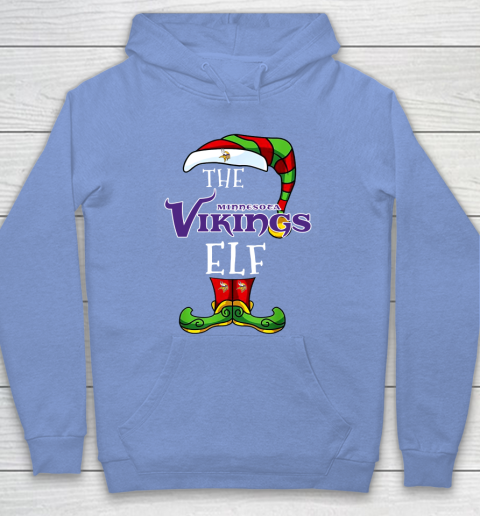 Minnesota Vikings Christmas ELF Funny NFL Hoodie 8