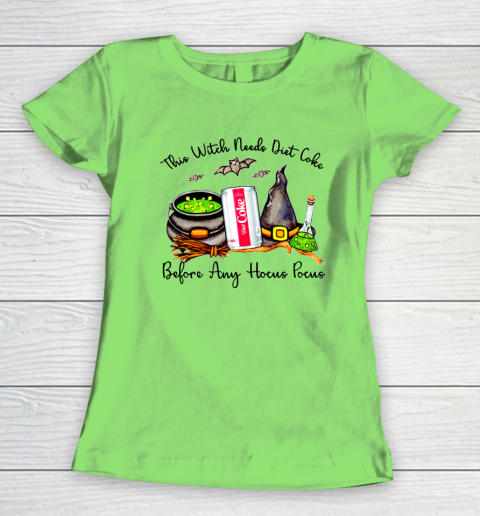 Hocus Pocus Halloween  This Witch Need Diet Coke Women's T-Shirt 5