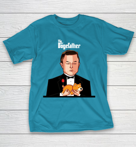 Dogecoin The DogeFather Funny T-Shirt 7