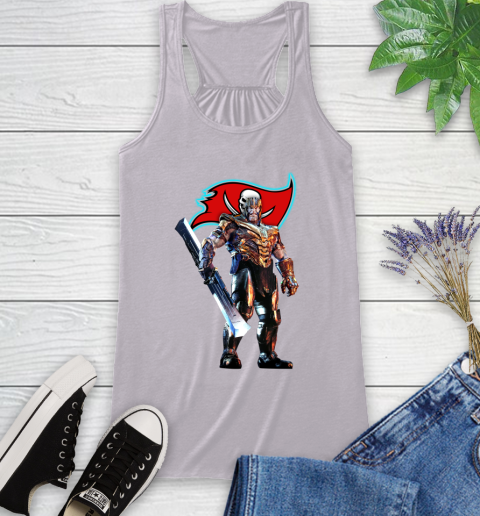 NFL Thanos Gauntlet Avengers Endgame Football Tampa Bay Buccaneers Racerback Tank 5