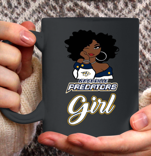 Nashville Predators Girl NHL Ceramic Mug 11oz 3