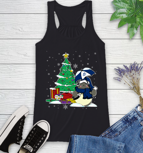 Tampa Bay Lightning NHL Hockey Cute Tonari No Totoro Christmas Sports Racerback Tank