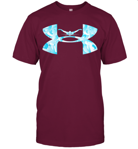 under armour maroon t shirt