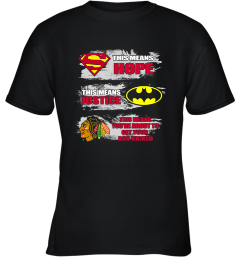 Chicago Blackhawks Kick Your Ass Youth T-Shirt