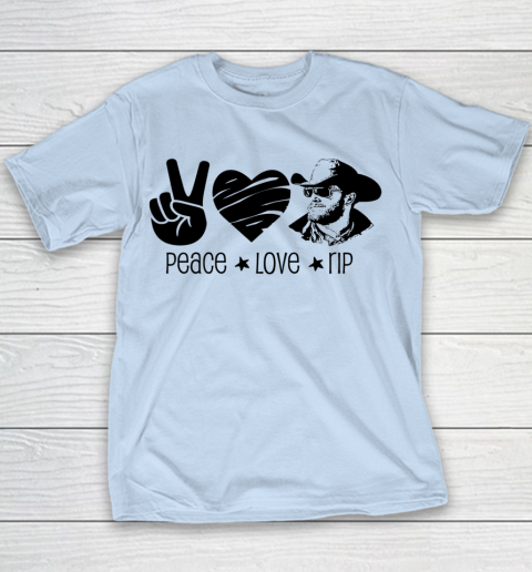 Rip Wheeler Shirt Peace Love Rip Youth T-Shirt 4