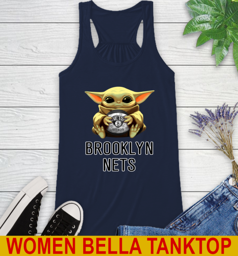 NBA Basketball Brooklyn Nets Star Wars Baby Yoda Shirt 47
