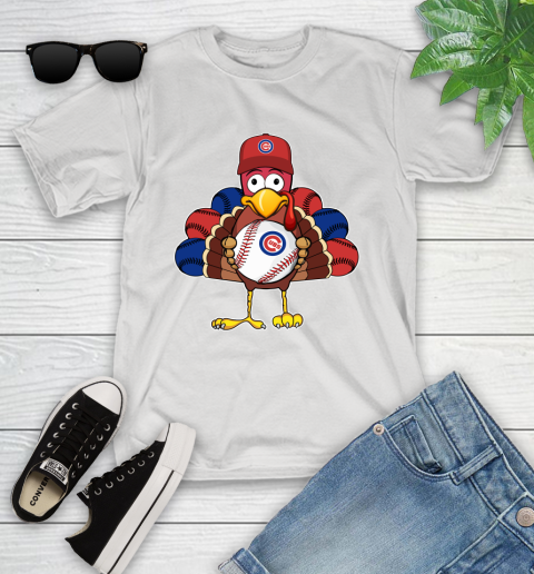 Chicago Cubs Turkey thanksgiving Youth T-Shirt