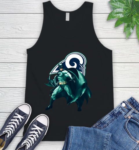 NFL Batman Football Sports Los Angeles Rams Tank Top 2