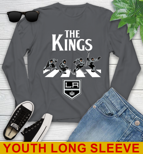 NHL Hockey Los Angeles Kings The Beatles Rock Band Shirt Youth Long Sleeve 9