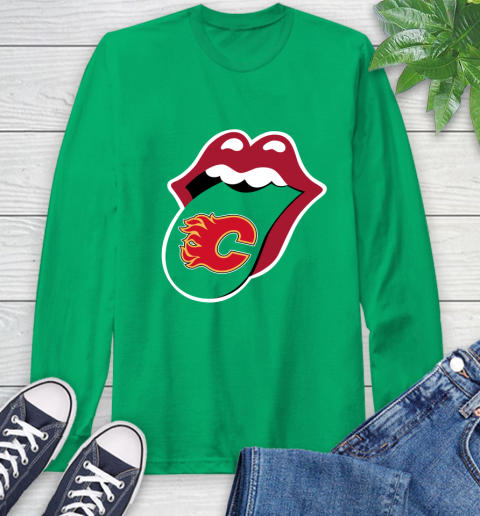 Calgary Flames NHL Hockey Lips I Root For My Team Adoring Fan 64