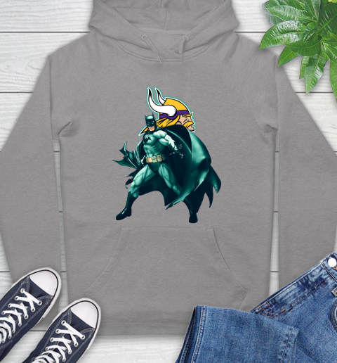 NFL Batman Football Sports Minnesota Vikings Hoodie 6