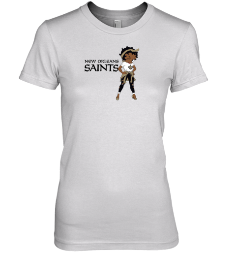Betty Boop New Orleans Saints Premium Women's T-Shirt