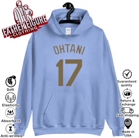 入荷なう Nike Dodgers Clothing Figure Father - Hoodie 17 Ohtani Shohei ウォームアップウェア