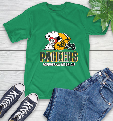 NFL The Peanuts Movie Snoopy Forever Win Or Lose Football Green Bay Packers 7