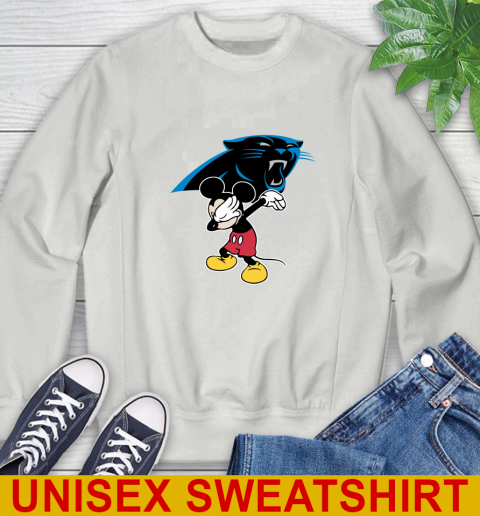 Carolina Panthers NFL Football Dabbing Mickey Disney Sports Sweatshirt 5