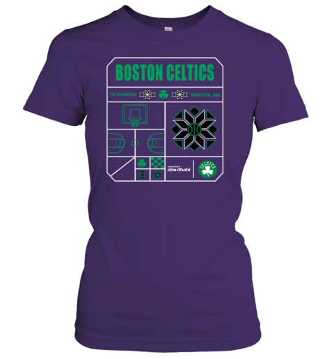 fyje boston celtics experience abu dhabipremium ladies t shirt 20 front purple