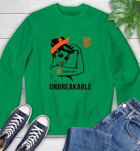 MLB San Francisco Giants Girl Unbreakable Baseball Sports Sweatshirt 4
