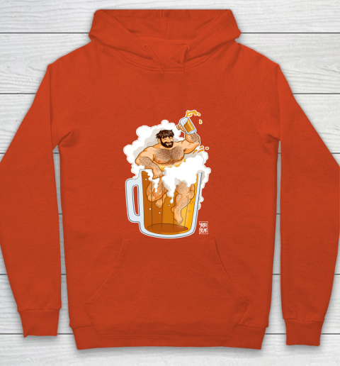 ADAM LIKES A BIG BEER LGBT Gay Pride Youth Hoodie 3
