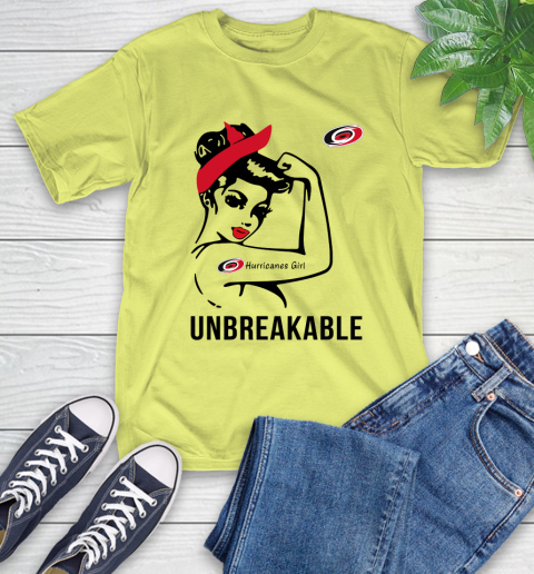 NHL Carolina Hurricanes Girl Unbreakable Hockey Sports T-Shirt 8