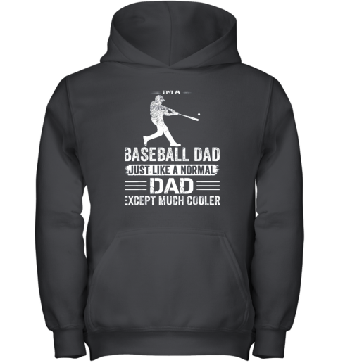 Mens I'm A Baseball Dad Like A Normal Dad Just Much Cooler Youth Hoodie