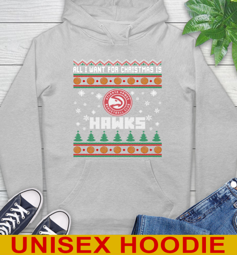 NBA All I Want For Christmas Is Atlanta Hawks Basketball Sports 18