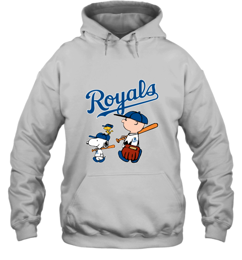 Kansas City Royalslet's Play Baseball Together Snoopy MLB Hoodie
