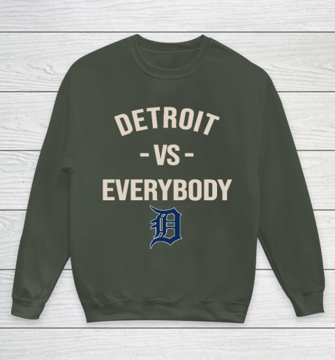 Detroit Tigers Vs Everybody Youth Sweatshirt 8