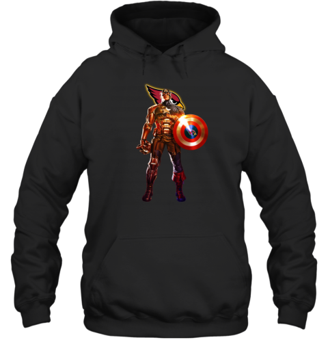 NFL Captain America Arizona Cardinals Hoodie