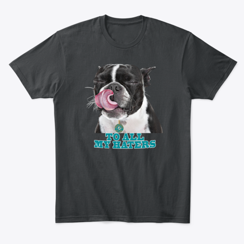 4qks miami dolphins to all my haters dog licking classic t shirt 2 front black